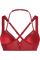 Peekaboo push up bra red secret