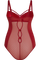 Peekaboo plunge balcony body red secret