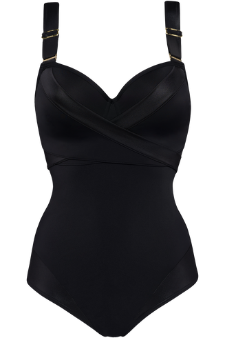cache coeur plunge balconette badpak | wired padded black
