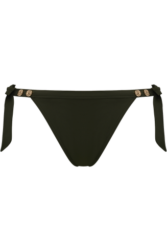 royal navy tie and bow bikini tanga | seaweed green