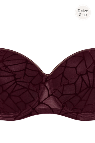 The Adventuress burgundy lingerie  Marlies Dekkers designer bras