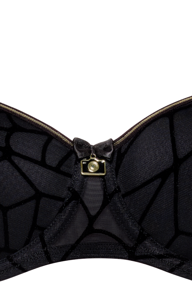 Balconette bra in black - ONLINE EXCLUSIVE