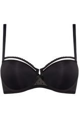 peekaboo plunge balcony bra