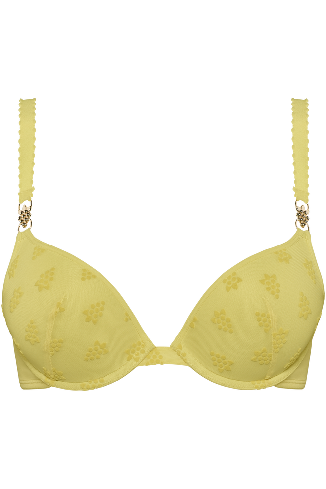 Soif de Vivre push up bra canary yellow  Marlies Dekkers Lingerie and  Swimwear Official Online Shop
