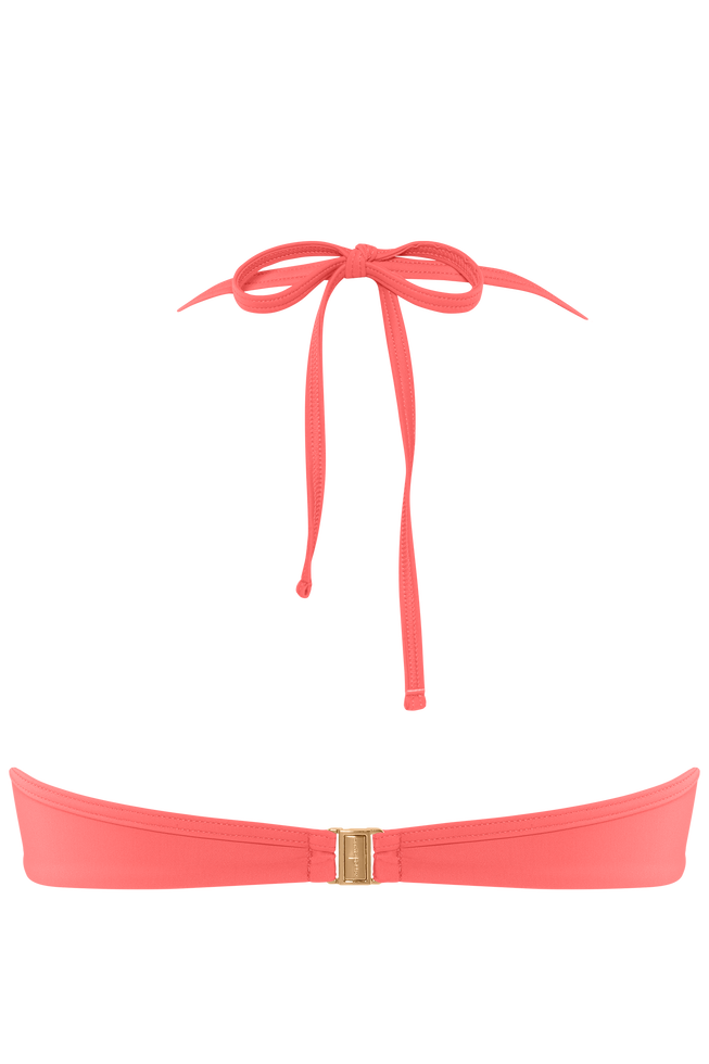 unpadded plunge bikini top