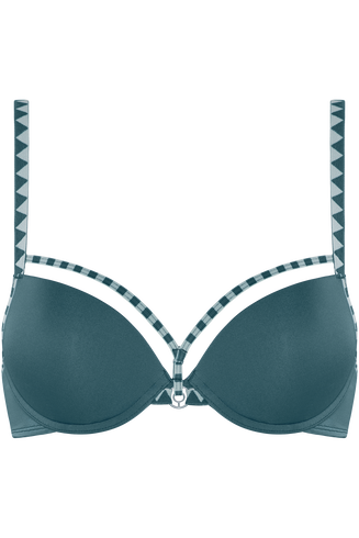 space odyssey push-up soutien-gorge | wired padded petrol - 85D