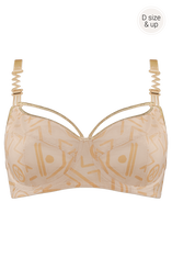 golden karo unpadded balcony bra