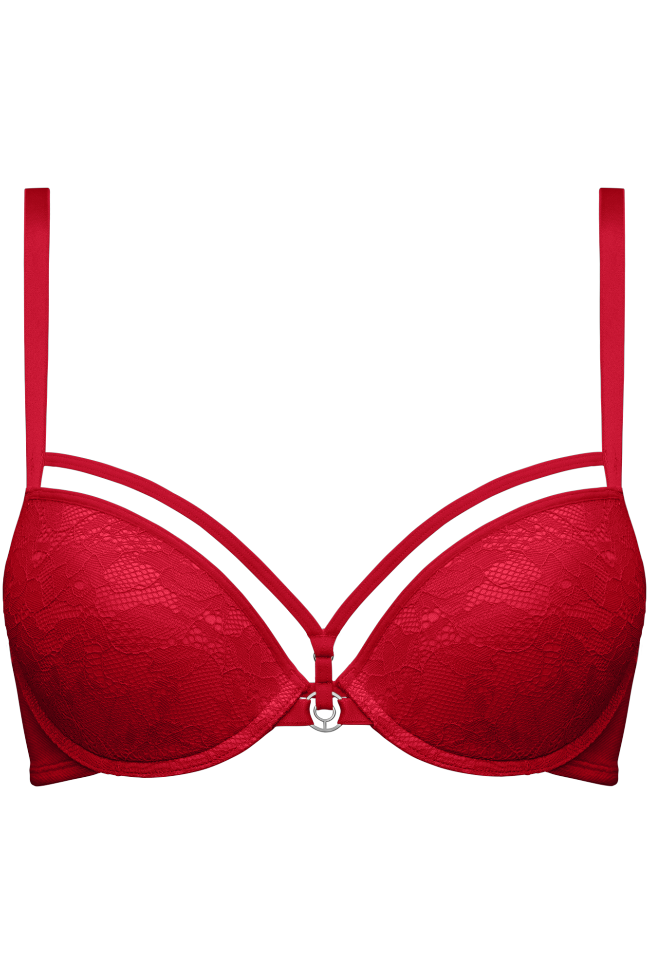 Marlies Dekkers space odyssey push up bh wired padded red lace