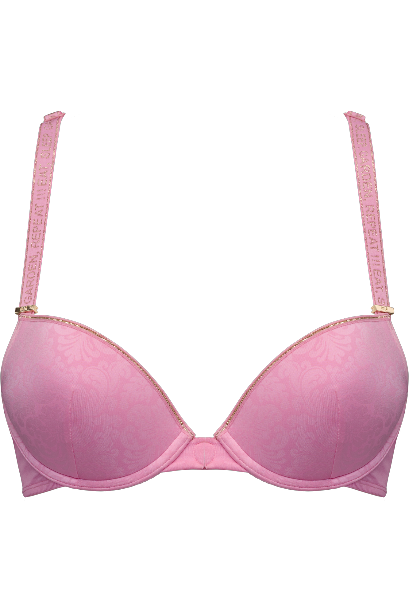 Marlies Dekkers rococo push up bh wired padded royal pink and gold