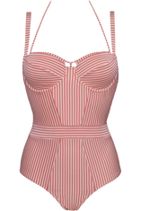 holi vintage plunge balcony bathing suit