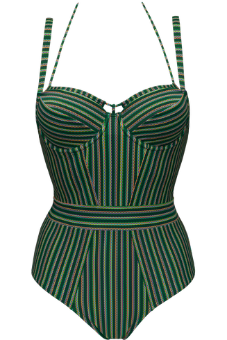 holi vintage plunge balconette badpak | wired padded botanical garden