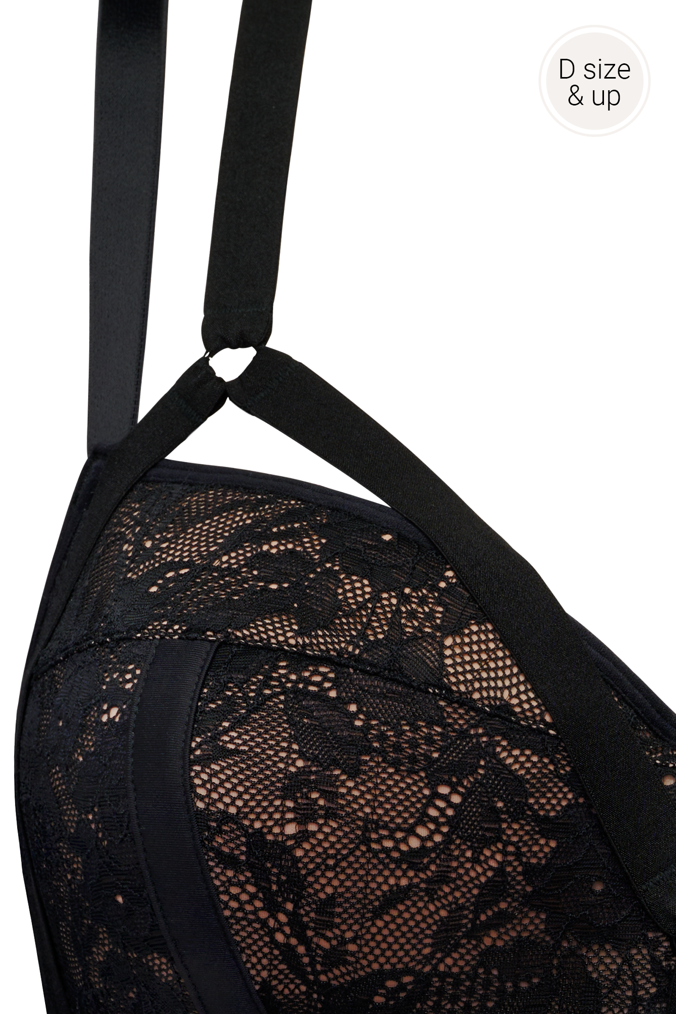 Marlies Dekkers taboo balconette bh wired padded black and sand