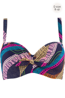lotus plunge balconette bikini top