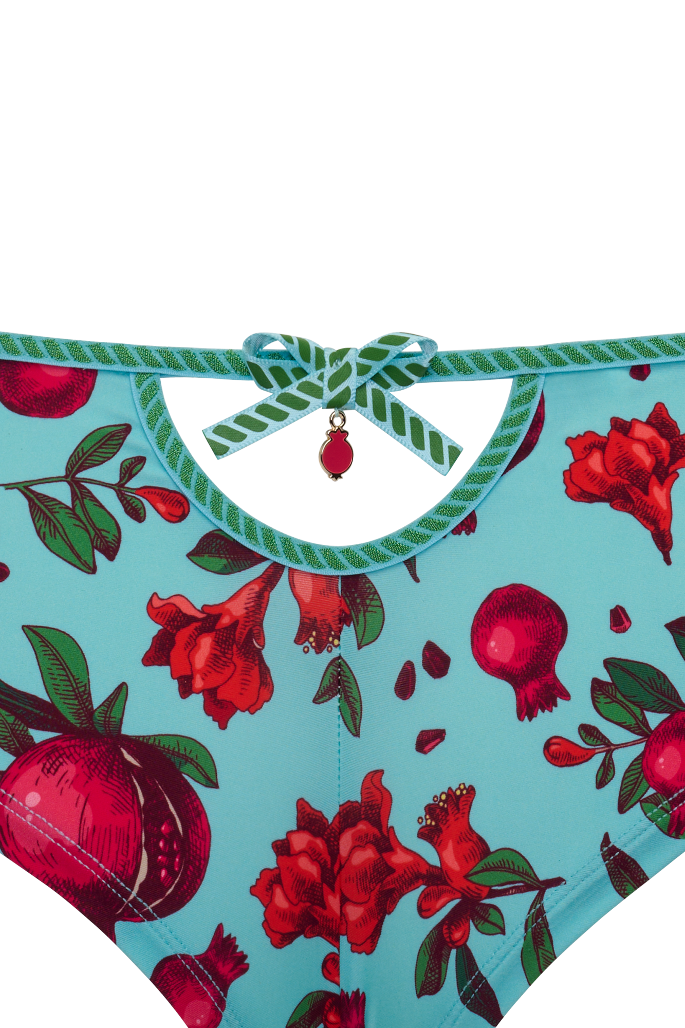 Marlies Dekkers forbidden fruit butterfly slip pomegranate print