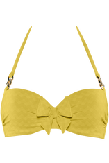 sunglow plunge balconette bikini top