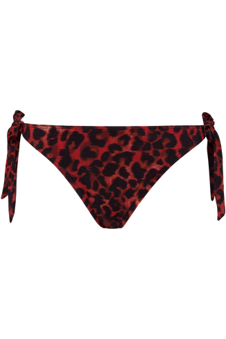 Panthera Tie And Bow Briefs |  Black And Red - Xxl