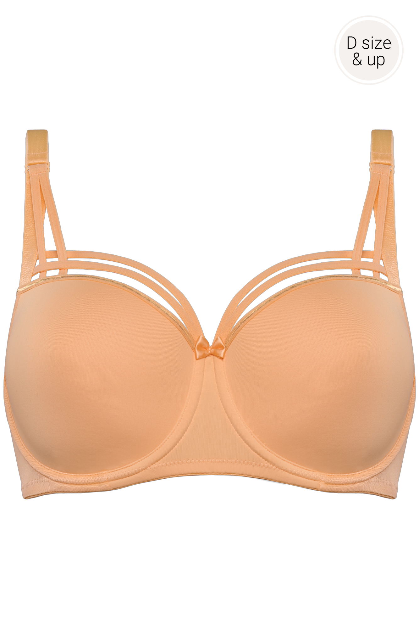 Marlies Dekkers dame de paris balconette bh wired padded apricot and gold
