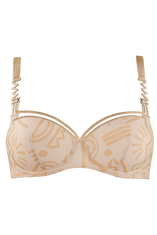 golden karo plunge balcony bra