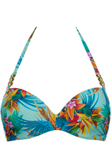 hula haka push up bikini top