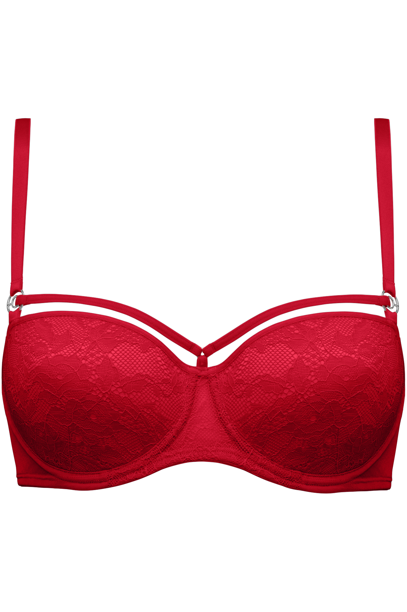 Marlies Dekkers space odyssey balconette bh wired padded red lace