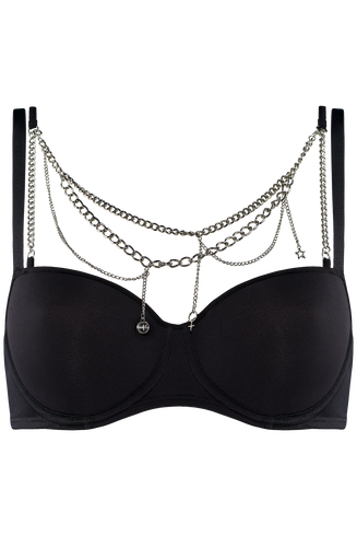 charms soutien-gorge balconette | wired padded black - 90C