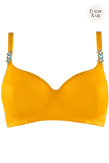 lady leaf unpadded balcony bra