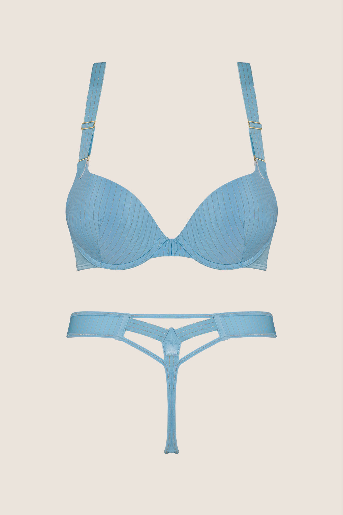 Light sales blue lingerie