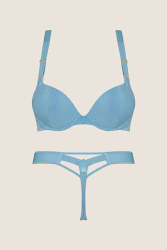 push up bra + thong