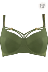 queen bee4 cm thong | olive green