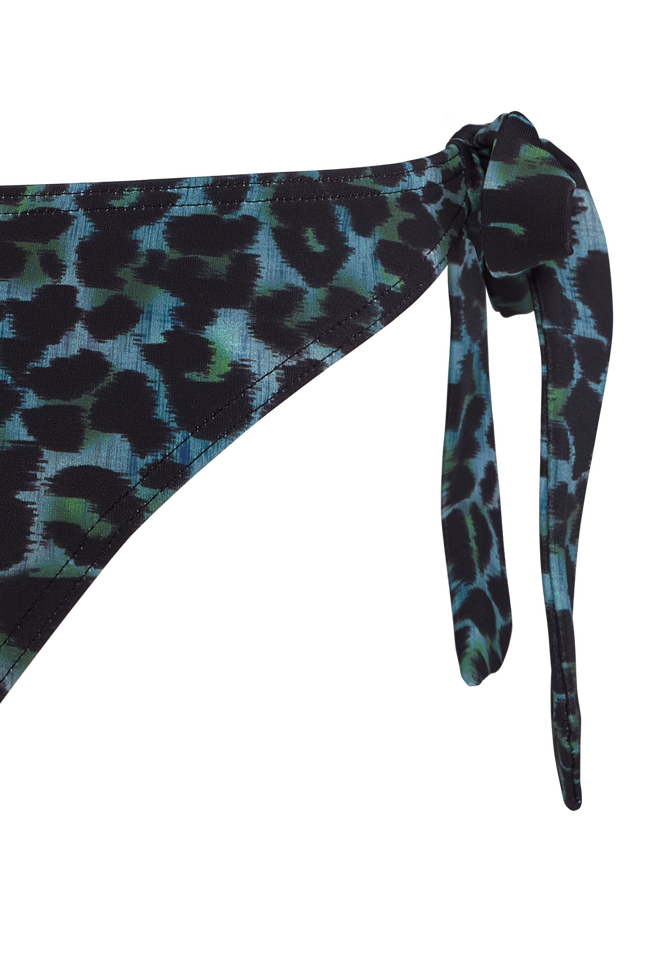 panthera tie and bow slip de bikini