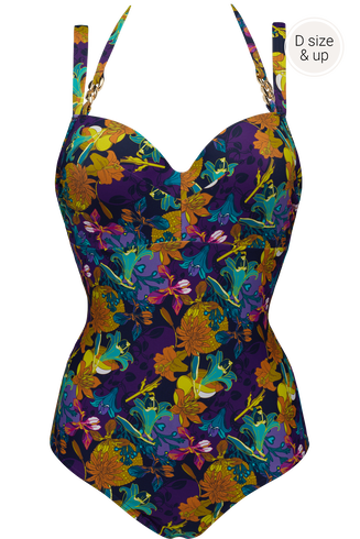 acapulco plunge balconette badpak | wired padded petunia purple