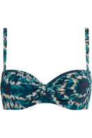 lotus plunge balconette bikini top