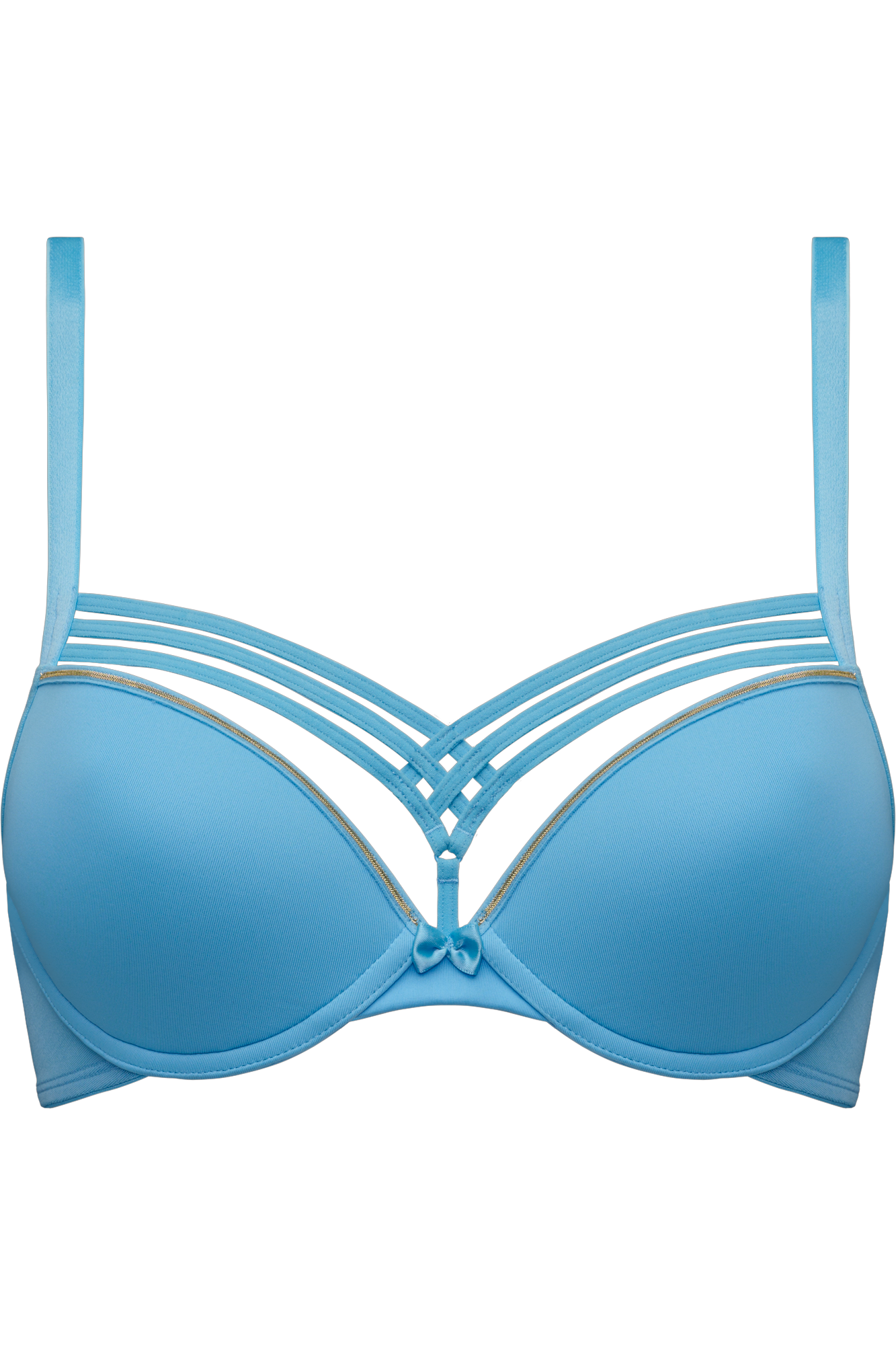 Marlies Dekkers dame de paris push up bh wired padded baltic sea and gold