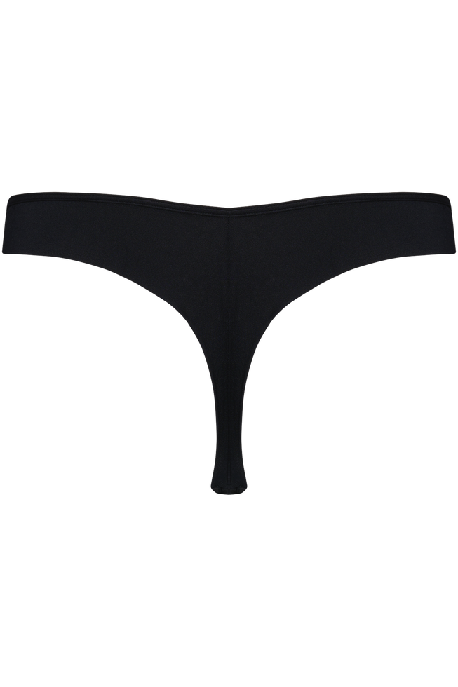 wing powerbutterfly thong | black and grey