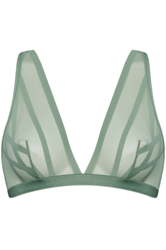 the illusionist unpadded unwired bralette