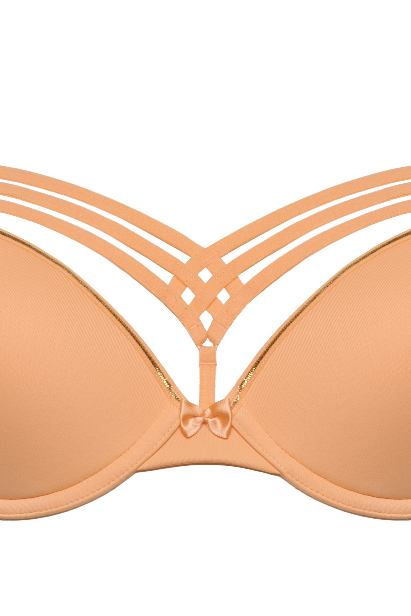 Marlies Dekkers dame de paris push up bh wired padded apricot and gold