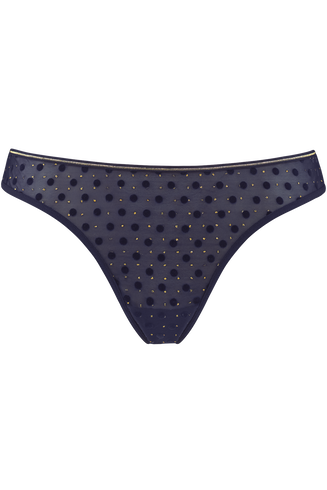 petit point butterfly thong