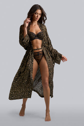 Buy Getmore Sexy Leopard Print Open Bust Lingerie Girl wear