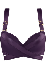 cache coeur haut de bikini push-up