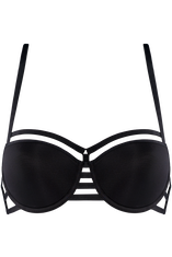 strings plunge balcony bra