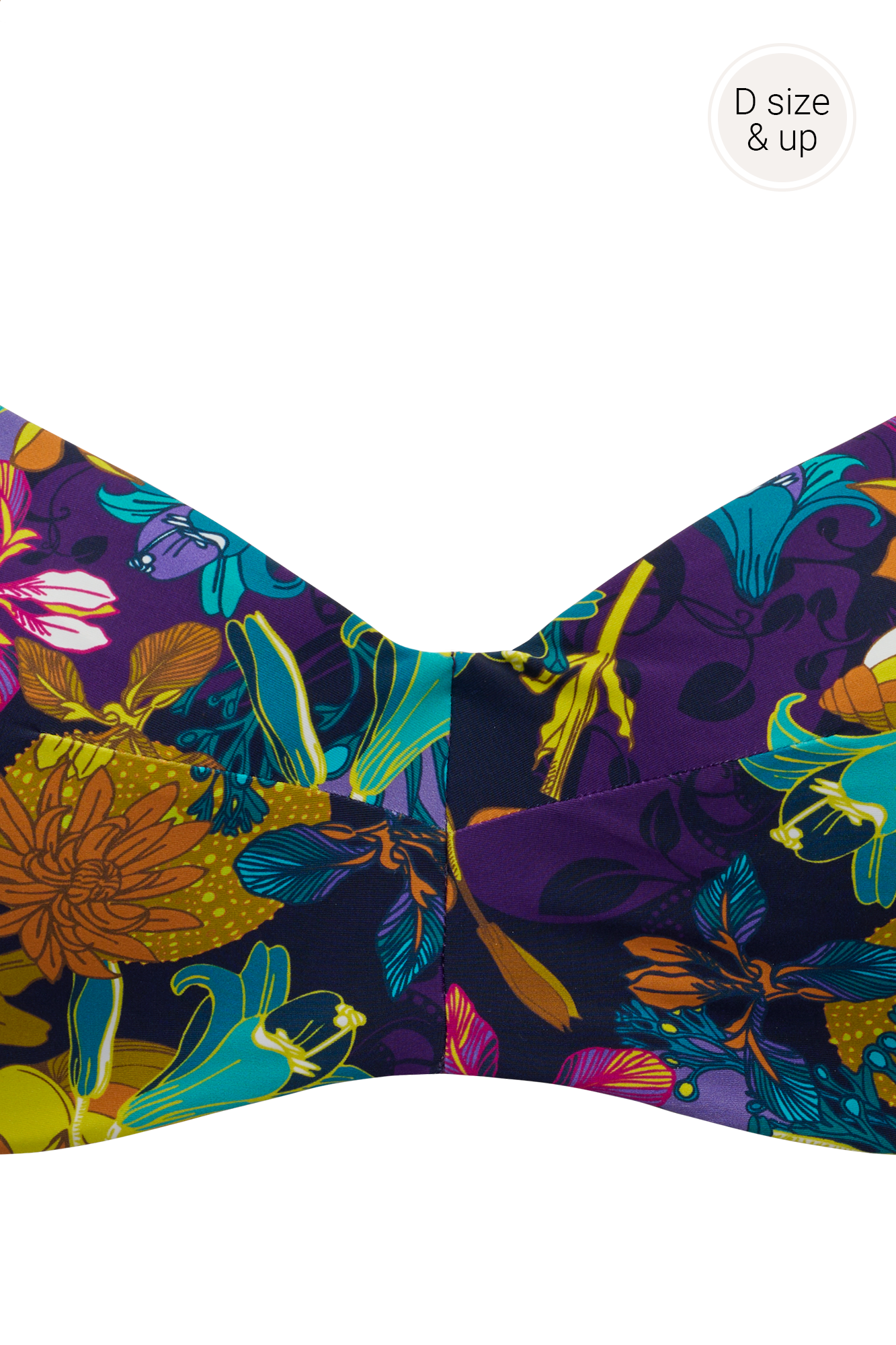 Marlies Dekkers acapulco niet-voorgevormde balconette bikini top wired unpadded petunia purple
