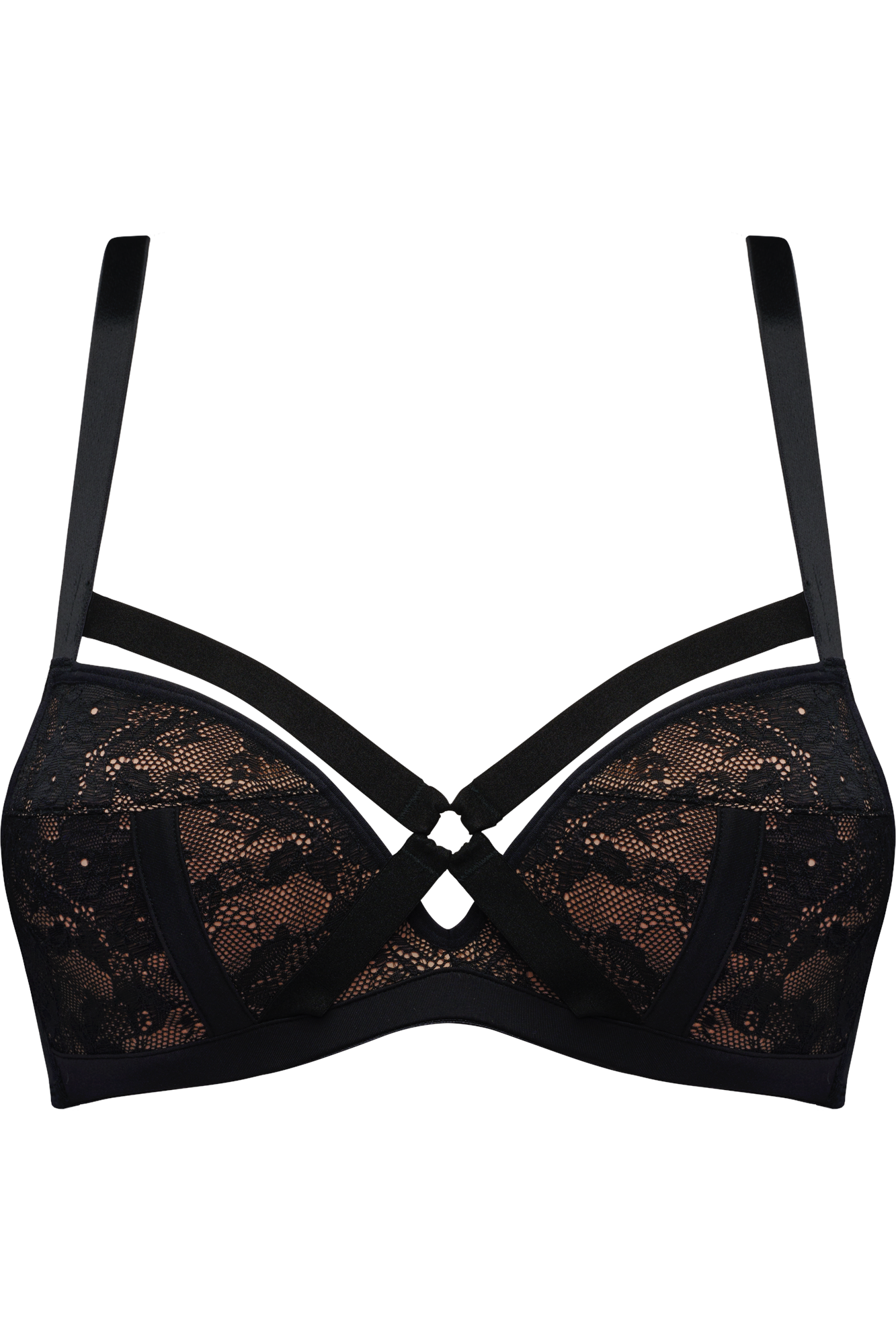 Marlies Dekkers taboo push up bh wired padded black and sand