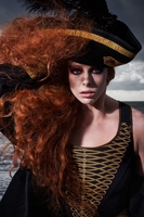 pirate queen corset non-rembourré sans armature