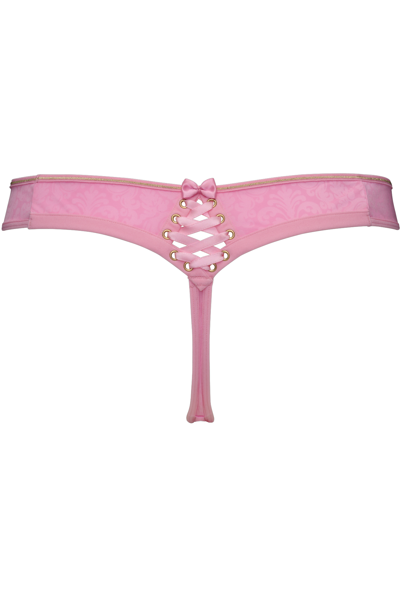 Marlies Dekkers rococo 4 cm string royal pink and gold