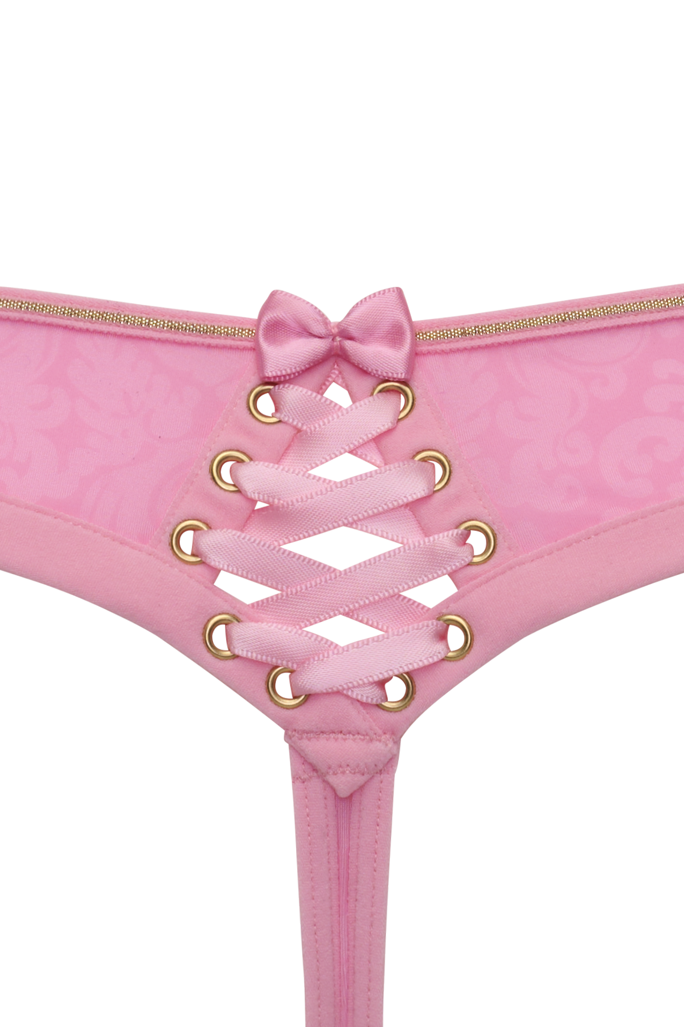 Marlies Dekkers rococo 4 cm string royal pink and gold