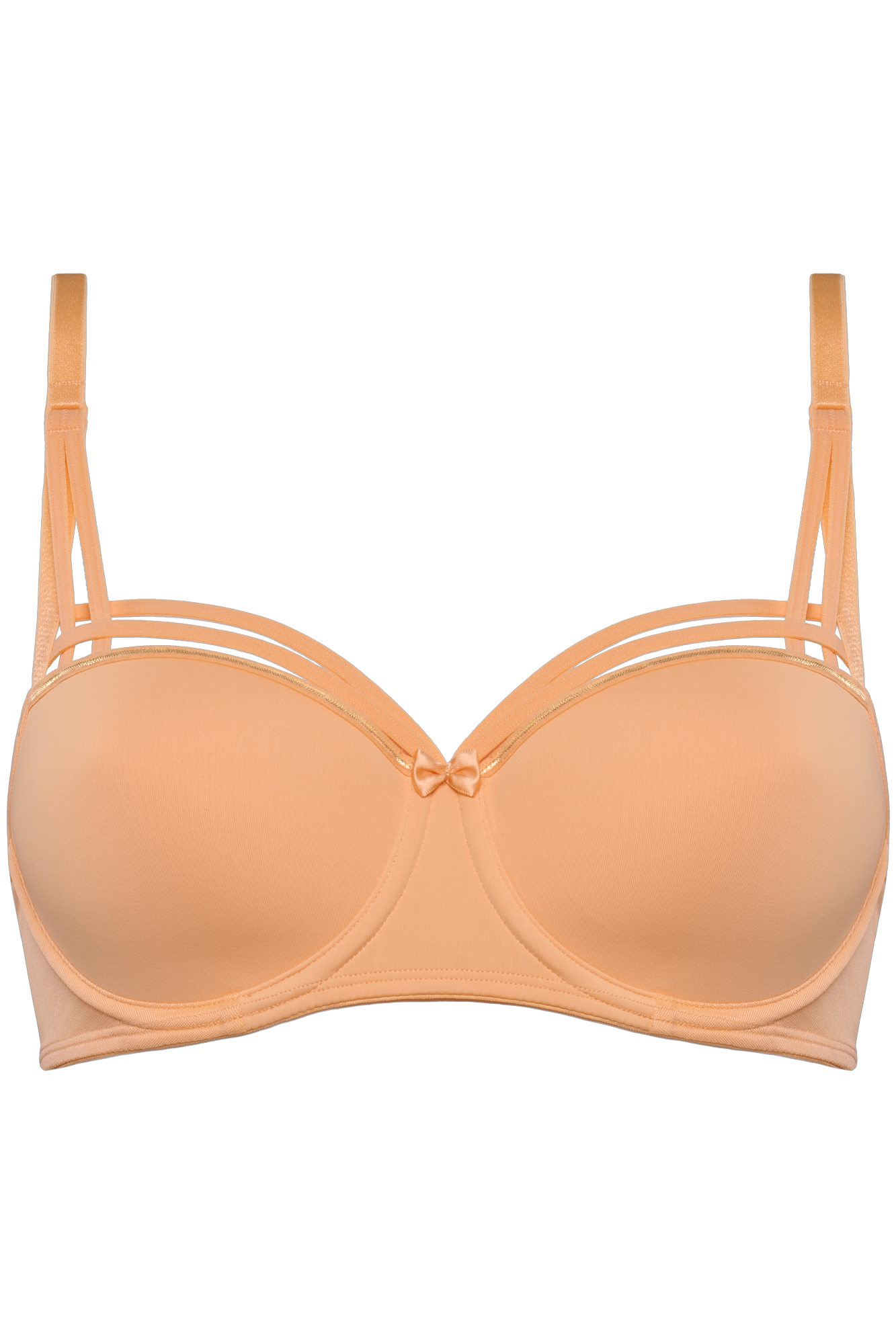 Marlies Dekkers dame de paris balconette bh wired padded apricot and gold