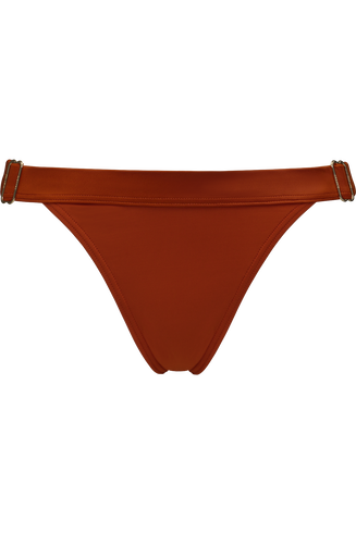cache coeur bikini tanga | burnt orange