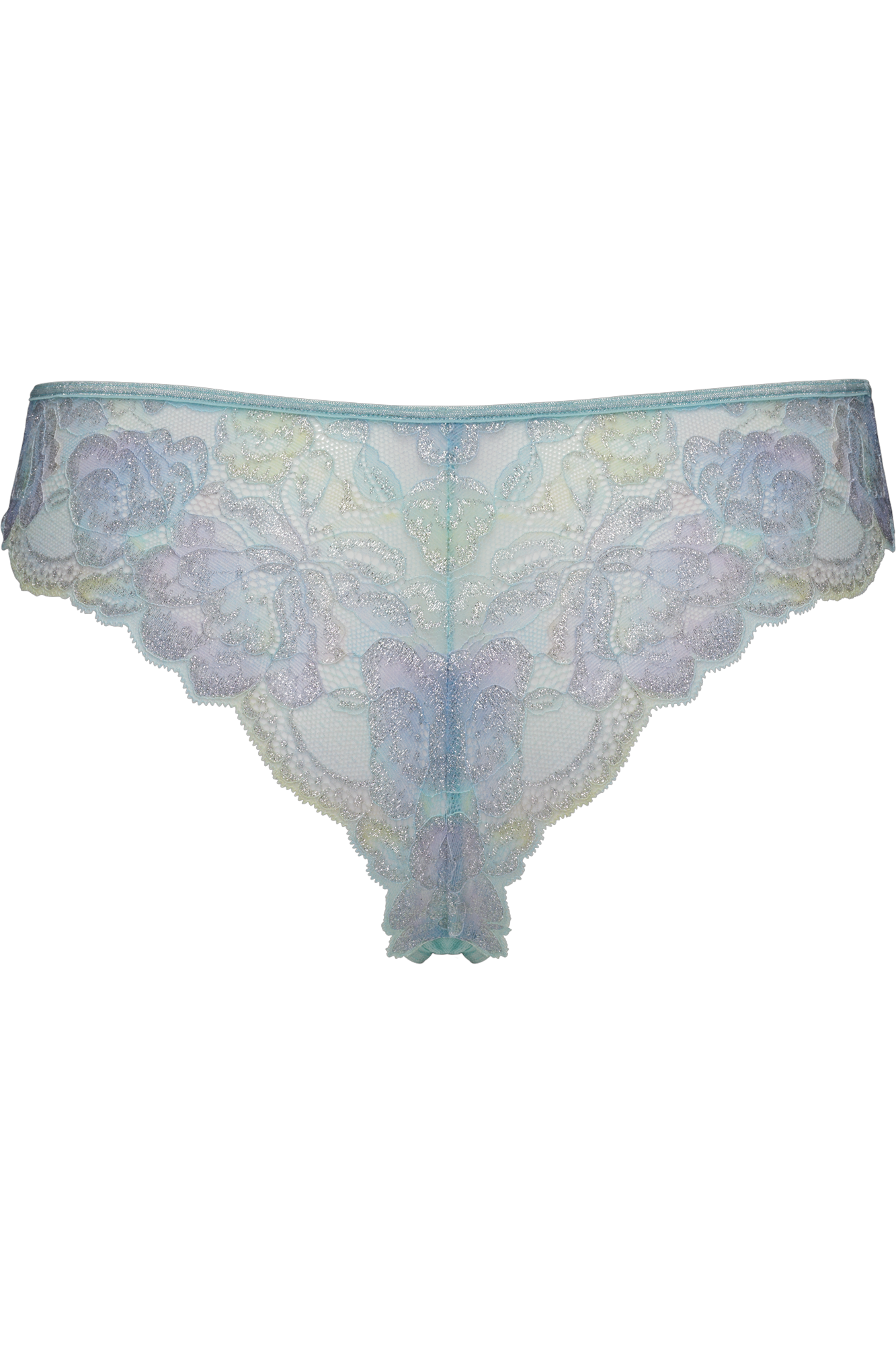 Marlies Dekkers mariposa butterfly slip sparkling iridescent aqua