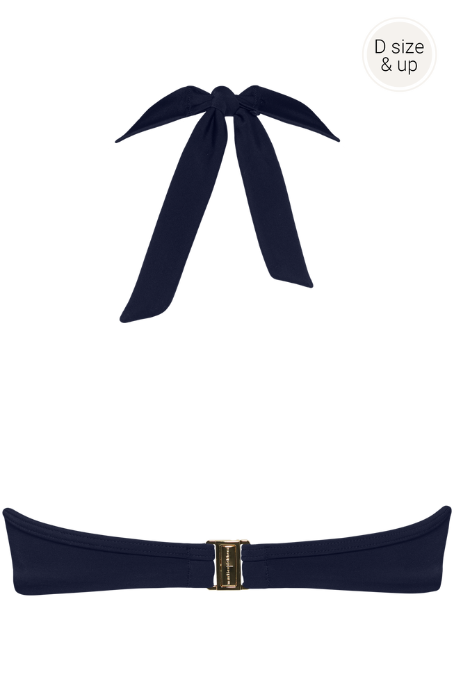 royal navy plunge balconette bikini top