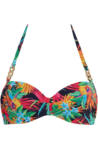 36130 5 ps f hula haka plunge balcony bikini top | | 10632102027565305